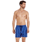 Uomo Classico Stampato - Costume da bagno uomo Re Mi Fa Soles, Blu reale frontworn Uomo Classico Stampato - Costume da bagno uomo Re Mi Fa Soles, Blu reale frontworn