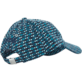 Caps AND Hats Printed - Kids Cap Modernist Fish, Navy back Caps AND Hats Printed - Kids Cap Modernist Fish, Navy back
