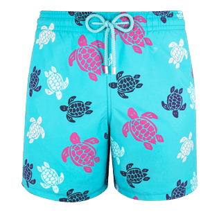Hombre Clásico Estampado - Bañador con estampado Multicolor Turtles para hombre, Curazao front Hombre Clásico Estampado - Bañador con estampado Multicolor Turtles para hombre, Curazao front