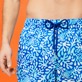 Men Long classic Printed - Men Swimwear Long Ultra-light and packable Turtles Splash, Sea blue details view 2