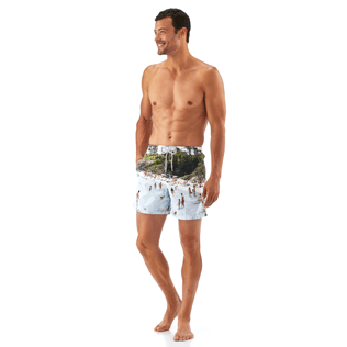 Men Classic / Moorea Printed - Massimo Vitali Limited Edition, Unique frontworn Men Classic / Moorea Printed - Massimo Vitali Limited Edition, Unique frontworn