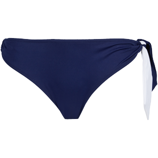 女款 Classic brief 纯色 - 女士 Ring & Opening 比基尼泳裤, Sapphire/white front 女款 Classic brief 纯色 - 女士 Ring & Opening 比基尼泳裤, Sapphire/white front