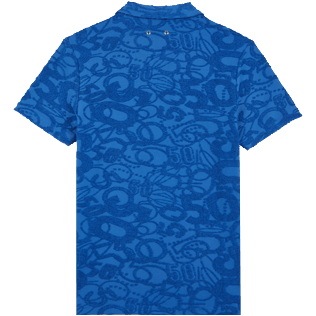 Men Others Solid - Men Terry Jacquard Polo Shirt Solid, Sea blue back Men Others Solid - Men Terry Jacquard Polo Shirt Solid, Sea blue back
