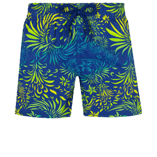 Niños Autros Estampado - Boys Swimwear Stretch Evening Birds, Batik azul vista frontal