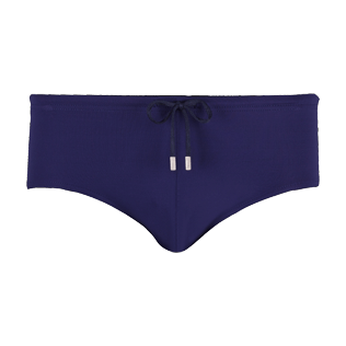 Herren Slips und Boxer Uni - Figurbetonte Solid Badehose für Herren, Midnight blue front Herren Slips und Boxer Uni - Figurbetonte Solid Badehose für Herren, Midnight blue front
