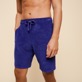Men Others Solid - Unisex Terry Bermuda Solid, Purple blue details view 5