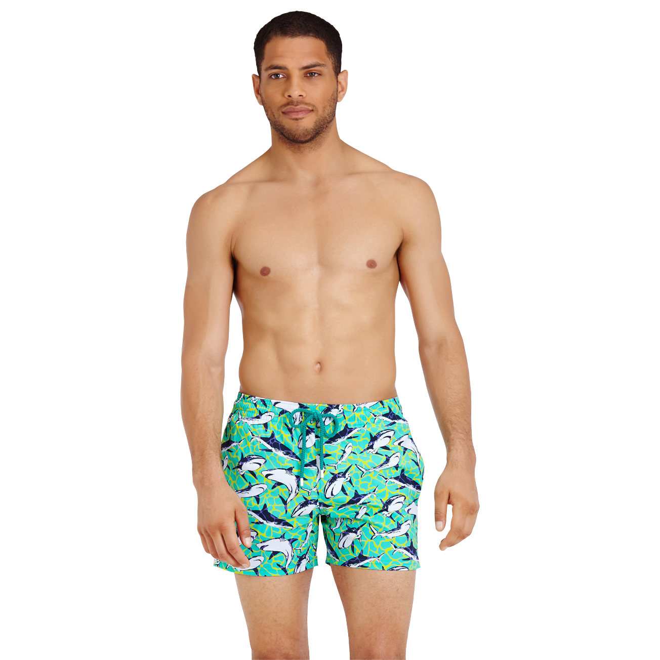Men Swimwear Stretch Sharks | Vilebrequin Website | MSOH9F05