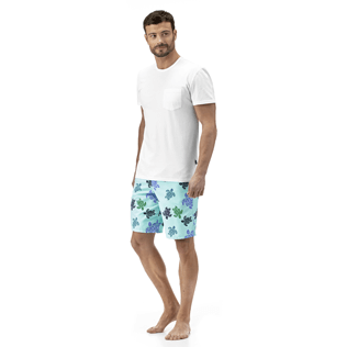 Men Others Solid - Classic Tee, White frontworn Men Others Solid - Classic Tee, White frontworn