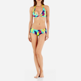Mujer Braguitas Estampado - Braguitas de bikini con estampado Birds of Paradise para mujer, Veronese green frontworn Mujer Braguitas Estampado - Braguitas de bikini con estampado Birds of Paradise para mujer, Veronese green frontworn