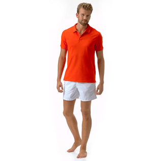 Uomo Altri Unita - Polo in piquet di cotone, Papavero supp1 Uomo Altri Unita - Polo in piquet di cotone, Papavero supp1
