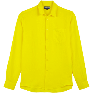 AUTRES Uni - Chemise légère en Voile de Coton unie, Citron front AUTRES Uni - Chemise légère en Voile de Coton unie, Citron front