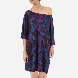 Femme Tee-Shirts Imprimé - Maxi T-shirt Camouflage Turtles, Prune supp1 Femme Tee-Shirts Imprimé - Maxi T-shirt Camouflage Turtles, Prune supp1