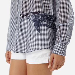 Altri Stampato - Camicia unisex in cotone Belle ou Gars, Bianco supp5 Altri Stampato - Camicia unisex in cotone Belle ou Gars, Bianco supp5