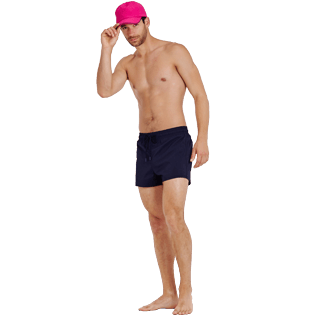 Hombre Short Clásico Liso - Bañador corto, elástico y ajustado liso para hombre, Azul marino supp2 Hombre Short Clásico Liso - Bañador corto, elástico y ajustado liso para hombre, Azul marino supp2