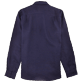 Uomo Altri Unita - Camicia uomo in lino tinta unita, Blu marine vista posteriore