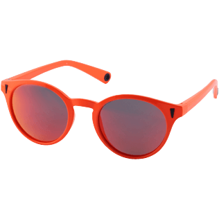 Gafas de sol de color liso unisex Neon orange vista trasera