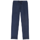 Men Others Solid - Unisex Terry Pants, Navy front view