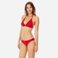 Women Classic brief Solid - Women midi brief bikini Bottom Tuxedo, Red polish frontworn Women Classic brief Solid - Women midi brief bikini Bottom Tuxedo, Red polish frontworn