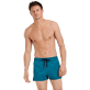 Men Short classic Solid - Men Swimwear Short and Fitted Stretch Solid, Pine wood front worn view