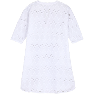 Women Others Embroidered - Women Cotton Beach Cover-up Broderies Anglaises, White back Women Others Embroidered - Women Cotton Beach Cover-up Broderies Anglaises, White back
