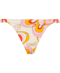 Damen 020 Bedruckt - Kaleidoscope Tanga-Bikinihose für Damen, Camellia Vorderansicht