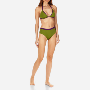 Femme TRIANGLE Imprimé - Haut de Maillot de bain Triangle Femme Réversible, Nude frontworn Femme TRIANGLE Imprimé - Haut de Maillot de bain Triangle Femme Réversible, Nude frontworn