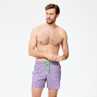 Hombre Clásico ultra ligero Estampado - Bañador ultraligero y plegable Indian Ceramic para hombre, Madras frontworn Hombre Clásico ultra ligero Estampado - Bañador ultraligero y plegable Indian Ceramic para hombre, Madras frontworn