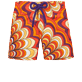Niñas Autros Estampado - Bañador con estampado 1975 Rosaces para niña, Albaricoque vista frontal Niñas Autros Estampado - Bañador con estampado 1975 Rosaces para niña, Albaricoque vista frontal