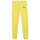 Hombre Autros Liso - Pantalones de chándal en algodón de color liso para hombre, Limon vista trasera