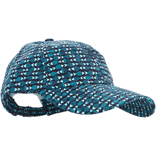 Caps AND Hats Printed - Kids Cap Modernist Fish, Navy front Caps AND Hats Printed - Kids Cap Modernist Fish, Navy front