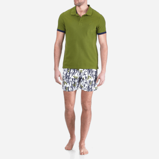 Men Others Solid - Men Cotton Pique Polo shirt Solid, Moss frontworn Men Others Solid - Men Cotton Pique Polo shirt Solid, Moss frontworn