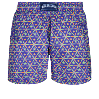 Hombre Clásico ultra ligero Estampado - Bañador ultraligero y plegable Indian Ceramic para hombre, Madras back Hombre Clásico ultra ligero Estampado - Bañador ultraligero y plegable Indian Ceramic para hombre, Madras back