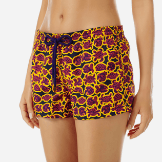 Women Others Printed - Women Swim short Tulum, Reddish purple supp1 Women Others Printed - Women Swim short Tulum, Reddish purple supp1