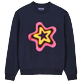 Herren Andere Bedruckt - Stars Gift Sweatshirt aus Baumwolle für Herren, Marineblau Vorderansicht