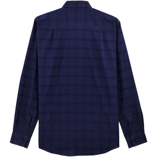 Altri Grafico - Camicia unisex in cotone Carreaux, Blu marine back Altri Grafico - Camicia unisex in cotone Carreaux, Blu marine back