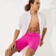 Men Others Solid - Men Velvet Bermuda Shorts 5-pocket, Shocking pink details view 1