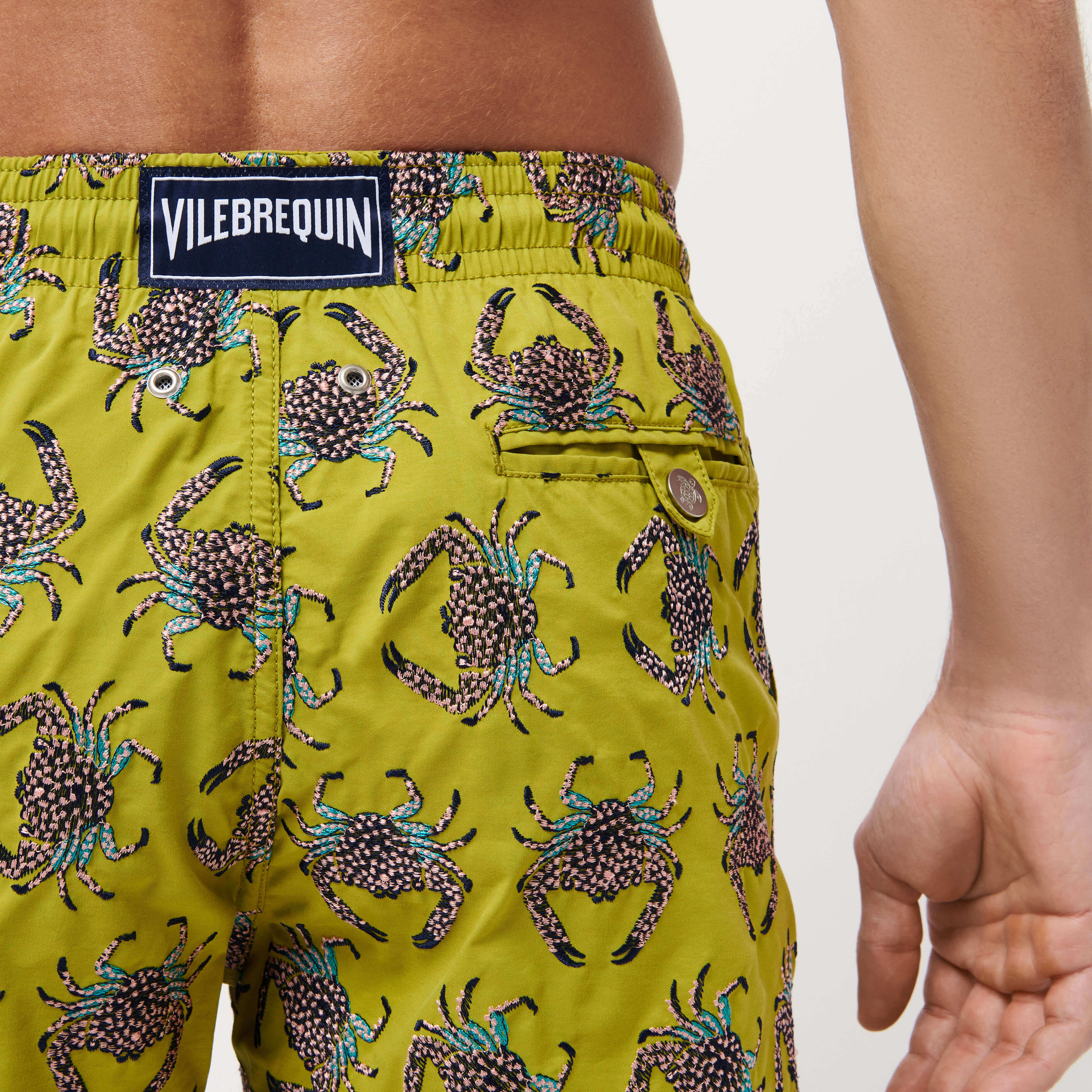 Men Swimwear Embroidered Only Crabs Limited Edition Vilebrequin Website MISC1C09