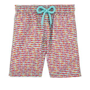 Boys Others Printed - Boys Swimwear Modernist Fish, Lagoon front Boys Others Printed - Boys Swimwear Modernist Fish, Lagoon front