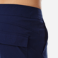 男款 Flat belts 纯色 - 男士纯色平带弹力泳裤, Navy 细节视图1
