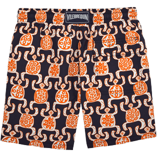 Hombre Corte Clásico Estampado - Bañador con estampado Primitive Turtles, Azul marino back Hombre Corte Clásico Estampado - Bañador con estampado Primitive Turtles, Azul marino back