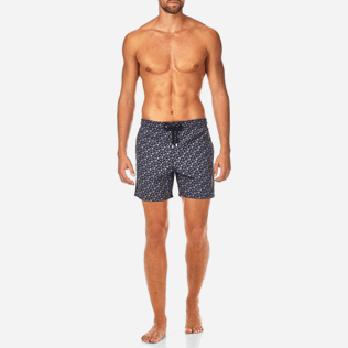 Men Classic / Moorea Printed - Micro Ronde des Tortues Swim shorts, Navy frontworn Men Classic / Moorea Printed - Micro Ronde des Tortues Swim shorts, Navy frontworn