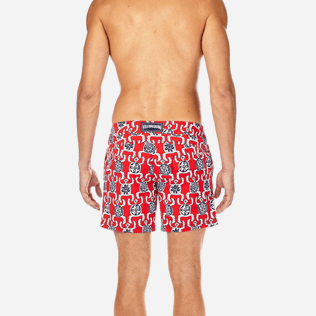 Men Fitted Printed - Primitive Turtles Superflex Fitted cut Swim shorts, Poppy red supp2 Men Fitted Printed - Primitive Turtles Superflex Fitted cut Swim shorts, Poppy red supp2
