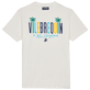 Uomo Altri Stampato - T-shirt uomo in cotone Vilebrequin Palms, Off white vista frontale