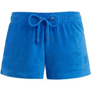 Women Others Solid - Women terry cloth shortie solid - Vilebrequin x JCC+ - Limited Edition, Sea blue front Women Others Solid - Women terry cloth shortie solid - Vilebrequin x JCC+ - Limited Edition, Sea blue front