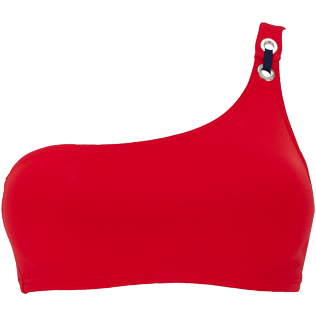 Femme ASYMETRIQUE Uni - Haut de Maillot de bain Asymetrique Femme Neoprene, Rouge laque front Femme ASYMETRIQUE Uni - Haut de Maillot de bain Asymetrique Femme Neoprene, Rouge laque front