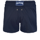 男款 Short classic 纯色 - 男士纯色修身弹力游泳短裤, Navy 后视图