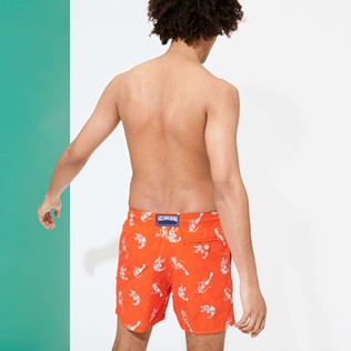 Men Classic Embroidered - Men Swim Trunks Embroidered 1983 Crevette et Poisson - Limited Edition, Medlar backworn Men Classic Embroidered - Men Swim Trunks Embroidered 1983 Crevette et Poisson - Limited Edition, Medlar backworn