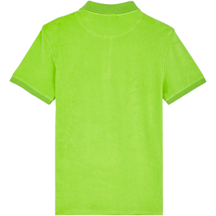 Men Others Solid - Men Terry Cloth Polo Shirt Solid, Grass green back Men Others Solid - Men Terry Cloth Polo Shirt Solid, Grass green back