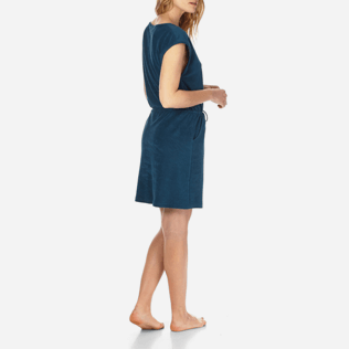 Damen Andere Uni - Kurzes Solid Frotteekleid für Damen, Gischt backworn Damen Andere Uni - Kurzes Solid Frotteekleid für Damen, Gischt backworn