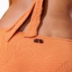 Braguita de bikini de talle medio con estampado Plumes Jacquard para mujer Terracotta detalles vista 1